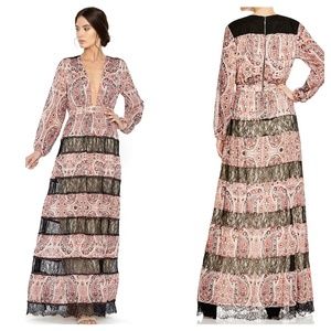 Alice + Olivia Bohemian Paisley Daren Maxi Dress 6